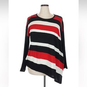 Avenue Classic Black /Red Sweater NWT Size 18/20